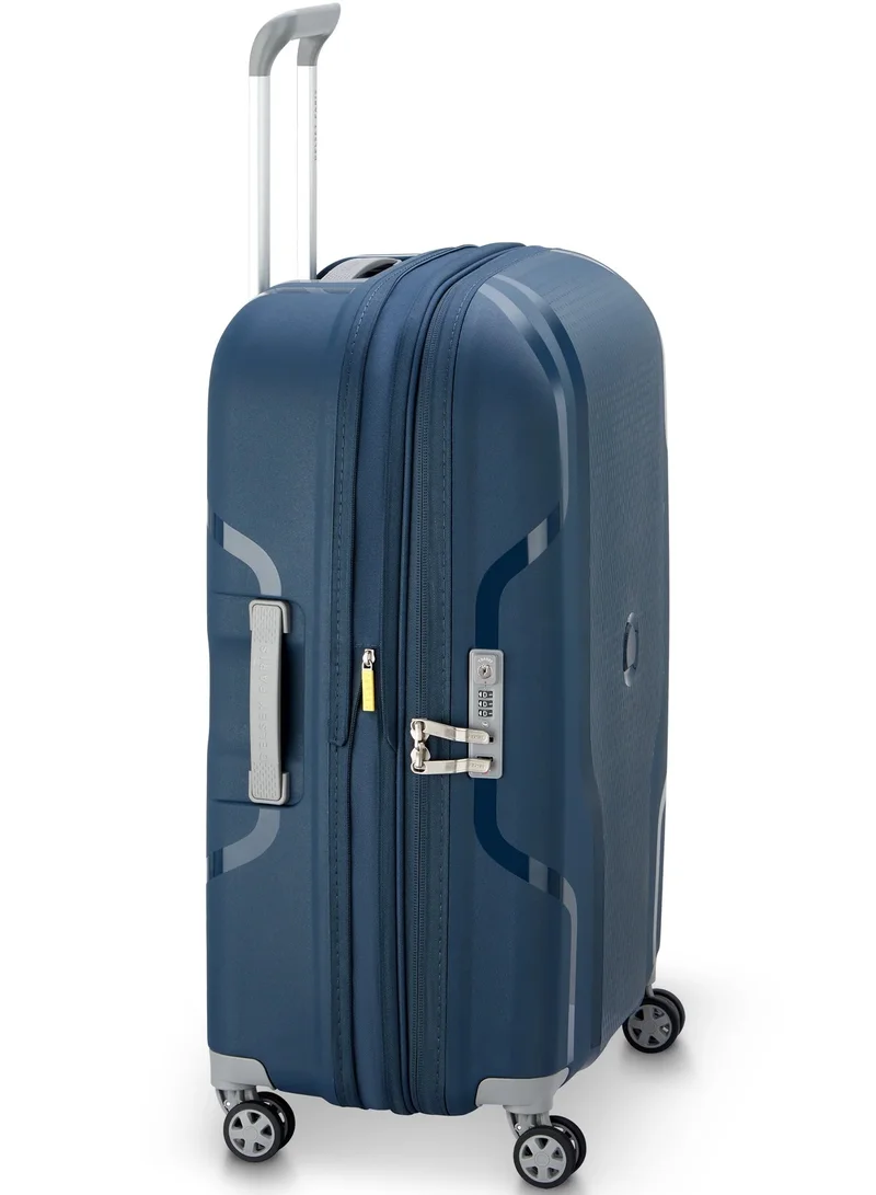 DELSEY Paris  Clavel 70 Cm Expandable 4-Double Wheeled Check-In Luggage Trolley (Recycled) - Blue Jean  | Best Price UAE